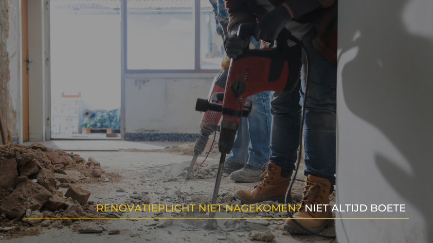Renovatieplicht niet nagekomen?